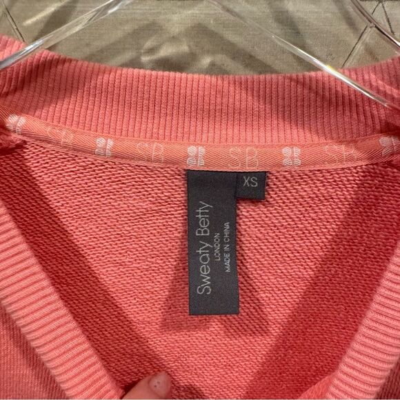 Sweaty Betty Essentials Sweatshirt SB6180 Pink XS - Picture 4 of 9